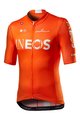 CASTELLI Cyklistický dres s krátkym rukávom - INEOS 2020 - oranžová