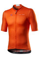 CASTELLI Cyklistický dres s krátkym rukávom - INEOS 2020 THE LINE - oranžová