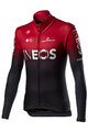 CASTELLI Cyklistický dres s dlhým rukávom zimný - INEOS 2020 WINTER - čierna/svetlo modrá/biela