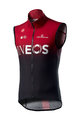 CASTELLI Cyklistická vesta - INEOS 2020 - čierna/červená