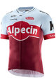 KATUSHA SPORTS Cyklistický dres s krátkym rukávom - KATUSHA ALPECIN 2018 - bordová/svetlo modrá