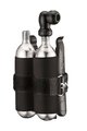 LEZYNE CO2 pumpa/bombička - TWIN KIT 25G - strieborná/čierna