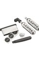 LEZYNE CO2 pumpa/bombička - TWIN KIT 25G - strieborná/čierna