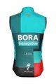 LE COL Cyklistická vesta - BORA HANSGROHE 2022 - červená/čierna/zelená