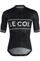 LE COL Cyklistický krátky dres a krátke nohavice - LE COLSPORT LOGO + S - čierna