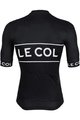 LE COL Cyklistický krátky dres a krátke nohavice - LE COLSPORT LOGO + S - čierna