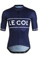 LE COL Cyklistický krátky dres a krátke nohavice - SPORT LOGO - modrá/čierna