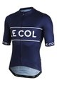 LE COL Cyklistický dres s krátkym rukávom - SPORT LOGO - biela/modrá