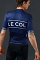 LE COL Cyklistický dres s krátkym rukávom - SPORT LOGO - biela/modrá