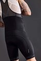 LE COL Cyklistické nohavice krátke s trakmi - SPORT - čierna