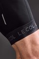 LE COL Cyklistické nohavice krátke s trakmi - SPORT - čierna