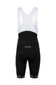 LE COL Cyklistické nohavice krátke s trakmi - SPORT - biela/čierna