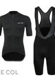 LE COL Cyklistický krátky dres a krátke nohavice - HORS CATEGORIE II - čierna