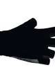 LE COL Cyklistické rukavice krátkoprsté - UNPADDED CYCLING - čierna