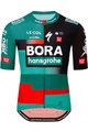 LE COL Cyklistický dres s krátkym rukávom - BORA HANSGROHE 2023 SPORT REPLICA - červená/čierna/zelená