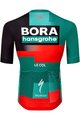 LE COL Cyklistický dres s krátkym rukávom - BORA HANSGROHE 2023 SPORT REPLICA - červená/čierna/zelená