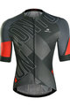 MONTON Cyklistický dres s krátkym rukávom - EDGE - čierna/červená