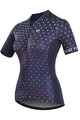 MONTON Cyklistický dres s krátkym rukávom - NIGHT LIGHT LADY - modrá