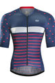 MONTON Cyklistický dres s krátkym rukávom - SUMMIT - červená/modrá