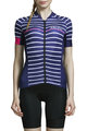 MONTON Cyklistický dres s krátkym rukávom - LOLLY LADY - modrá