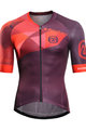 MONTON Cyklistický dres s krátkym rukávom - VITALITY - bordová/červená