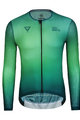 MONTON Cyklistický dres s dlhým rukávom letný - EARTH SUMMER - zelená