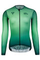 MONTON Cyklistický dres s dlhým rukávom letný - EARTH LADY SUMER - zelená