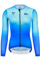 MONTON Cyklistický dres s dlhým rukávom letný - WATER LADY SUMMER - modrá