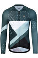 MONTON Cyklistický dres s dlhým rukávom letný - SPACETIME SUMMER - zelená