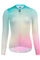 MONTON Cyklistický dres s dlhým rukávom letný - CANDYCOLOR LADY SMR - svetlo zelená/ružová