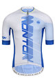 MONTON Cyklistický dres s krátkym rukávom - FORMULA - modrá/biela