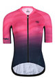 MONTON Cyklistický dres s krátkym rukávom - CHOZE LADY - modrá/ružová