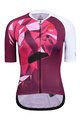 MONTON Cyklistický dres s krátkym rukávom - FLAMINGO LADY - ružová/biela