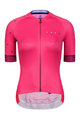 MONTON Cyklistický dres s krátkym rukávom - VERVE LADY - červená/ružová