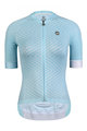 MONTON Cyklistický dres s krátkym rukávom - DIVERSION LINE LADY - svetlo modrá