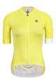 MONTON Cyklistický dres s krátkym rukávom - DIVERSION LINE LADY - žltá