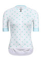 MONTON Cyklistický dres s krátkym rukávom - LADYBUG LADY - biela/svetlo modrá