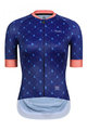 MONTON Cyklistický dres s krátkym rukávom - LADYBUG LADY - modrá