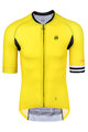 MONTON Cyklistický dres s krátkym rukávom - LONDON - žltá