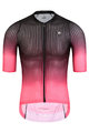 MONTON Cyklistický dres s krátkym rukávom - SPACE - čierna/červená