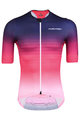 MONTON Cyklistický dres s krátkym rukávom - SAIUN - čierna/červená