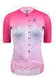 MONTON Cyklistický dres s krátkym rukávom - NEON LADY - ružová
