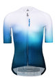 MONTON Cyklistický dres s krátkym rukávom - TWILIGHT LADY - biela/modrá