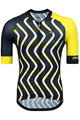 MONTON Cyklistický dres s krátkym rukávom - SHORE - čierna/žltá