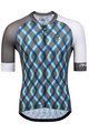 MONTON Cyklistický dres s krátkym rukávom - SHORE - biela/šedá