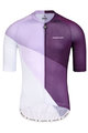 MONTON Cyklistický dres s krátkym rukávom - CRACK - fialová/biela