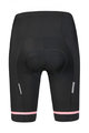 MONTON Cyklistické nohavice krátke bez trakov - COLOURWING LADY - ružová/čierna