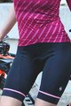MONTON Cyklistické nohavice krátke bez trakov - COLOURWING LADY - ružová/čierna