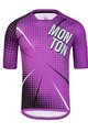 MONTON Cyklistický dres s krátkym rukávom - BAM MTB - fialová