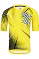 MONTON Cyklistický dres s krátkym rukávom - BOOM MTB - žltá